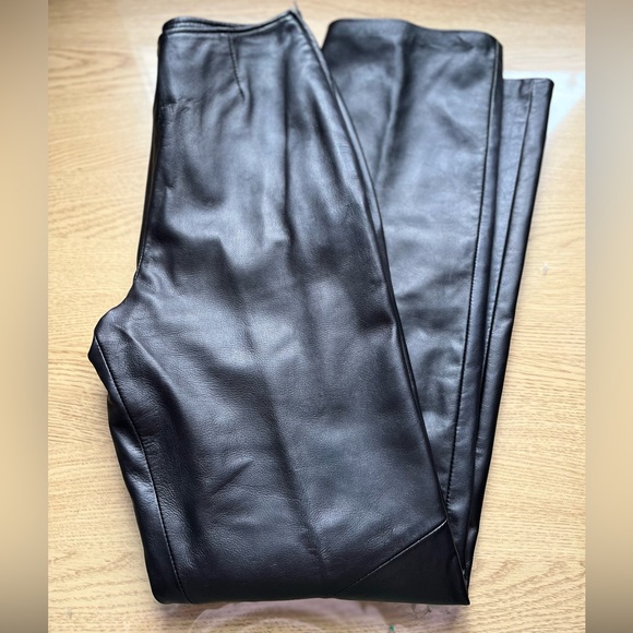 Danier Leather High Rise Straight Leg Pants Sz 6 - Picture 11 of 11